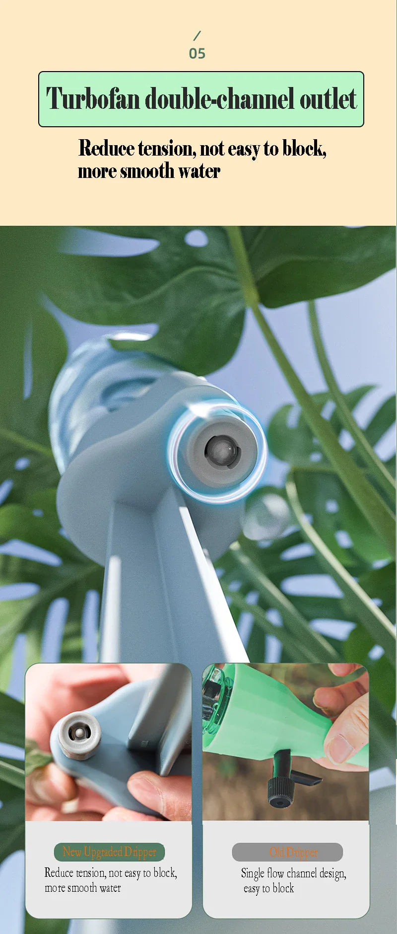 Carvallo Bewässerungsaufsatz | För PET-flaskor | Droppbevattning med hastighetsreglering | 2-pack