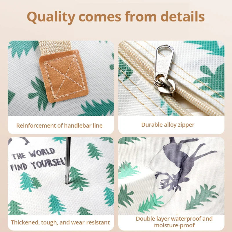 Carvallo SpaceNest FlexBag | Fällbar & Dammtät | Förstärkta handtag & Dragkedja