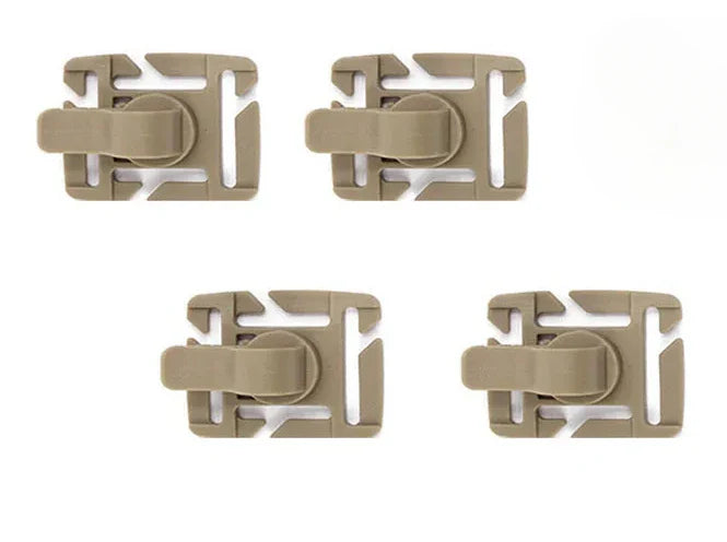 Carvallo Schlauchhalter Clip för dryckessystem | 360° roterbar | MOLLE-kompatibel | För ryggsäck, utomhus & camping | Lätt & Robust