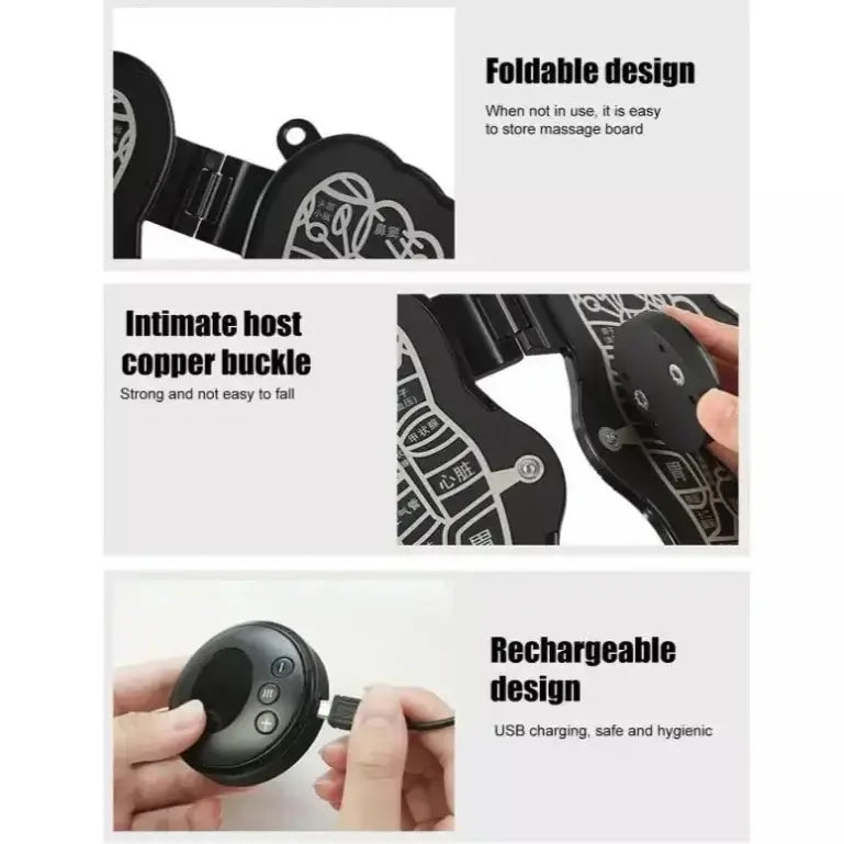 Royallure EMS Fotmassageapparat för neuropati – Multiläge, ökad cirkulation, smärtlindringsmatta