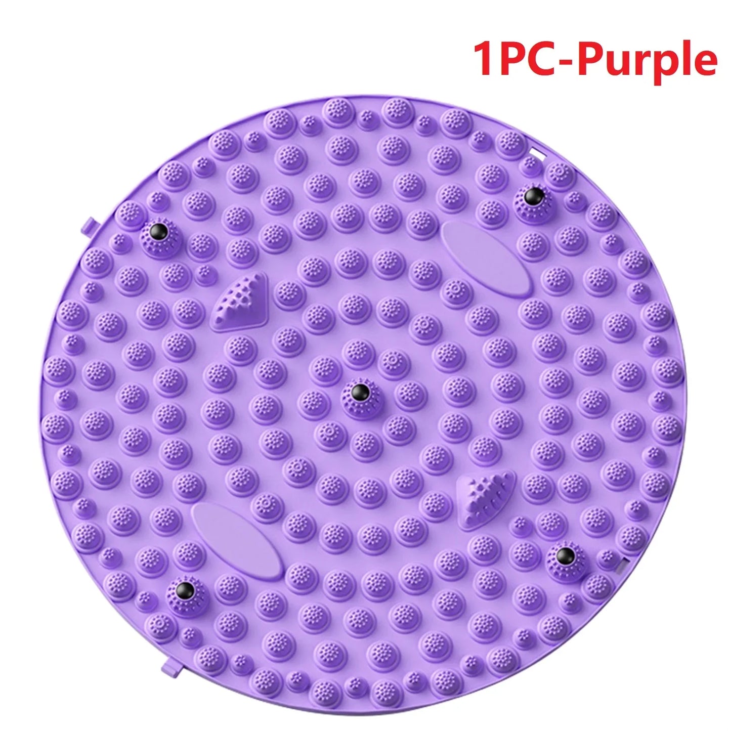 Carvallo StepBalance fotmassage akupressur fotmassage-matta 35 cm | Magnetisk & Bärbar | För avkoppling & muskelstimulering | 1 eller 2 stycken