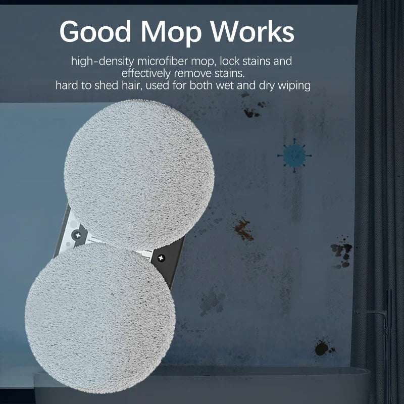 Carvallo Fönsterputsrobot | 5600Pa sugkraft | Säker & Effektiv | Med fjärrkontroll & säkerhetslina