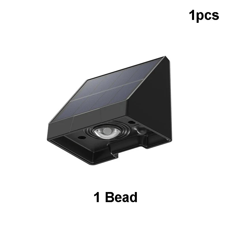 Carvallo Solar Vägglampa Utomhus | Automatisk Ljus vid Mörker | IP54 Vattentät | LED Varmvit | För Trädgård & Balkong