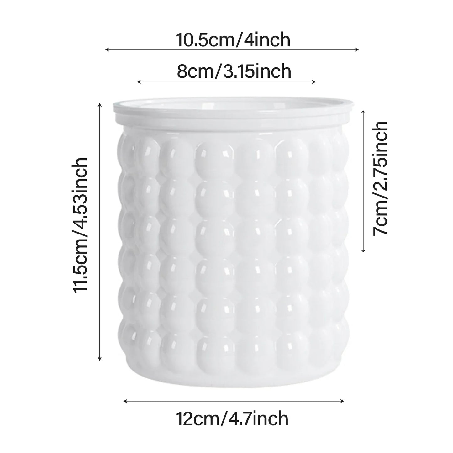 Carvallo Hydroponisk Blomkruka | Självbevattnande & Modern | För Inomhusväxter | 3-pack