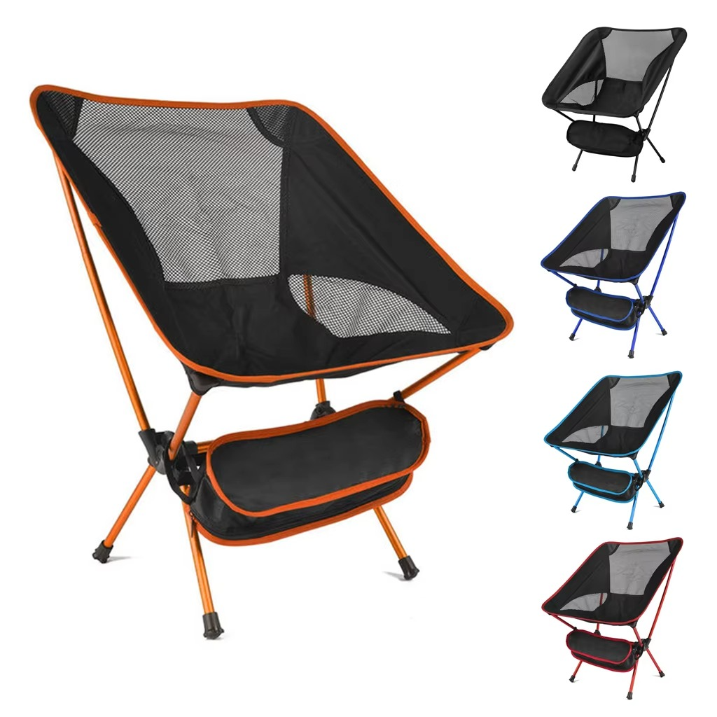 Carvallo Campingstol Ultralätt | Fällbar & Belastbar upp till 150 kg | Kompakt för Utomhus & Resor | 53x10 cm