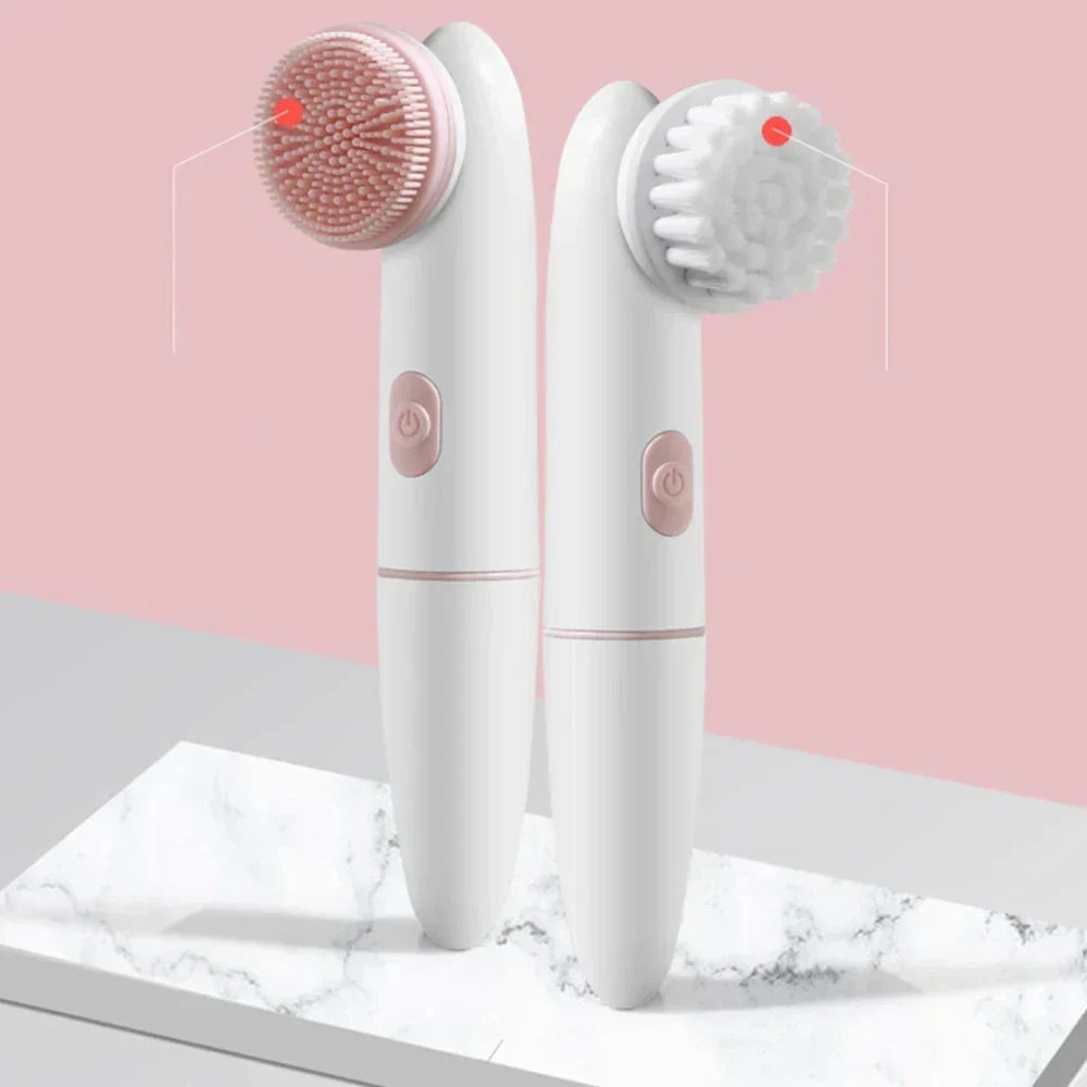Ansiktsrengöring Silikonborste Huds Massageapparat