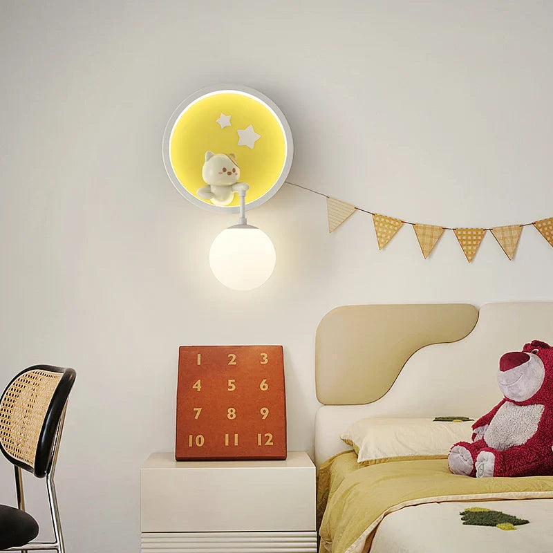 RomanticWall - Barnrum Vägglampa med Djurmotiv