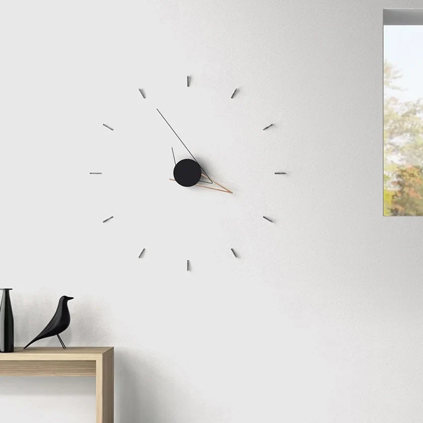 ModernArt - DIY Tyst Väggklocka för Minimalistisk Design