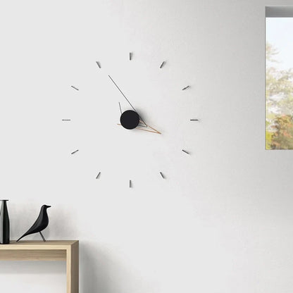 ModernArt - DIY Tyst Väggklocka för Minimalistisk Design