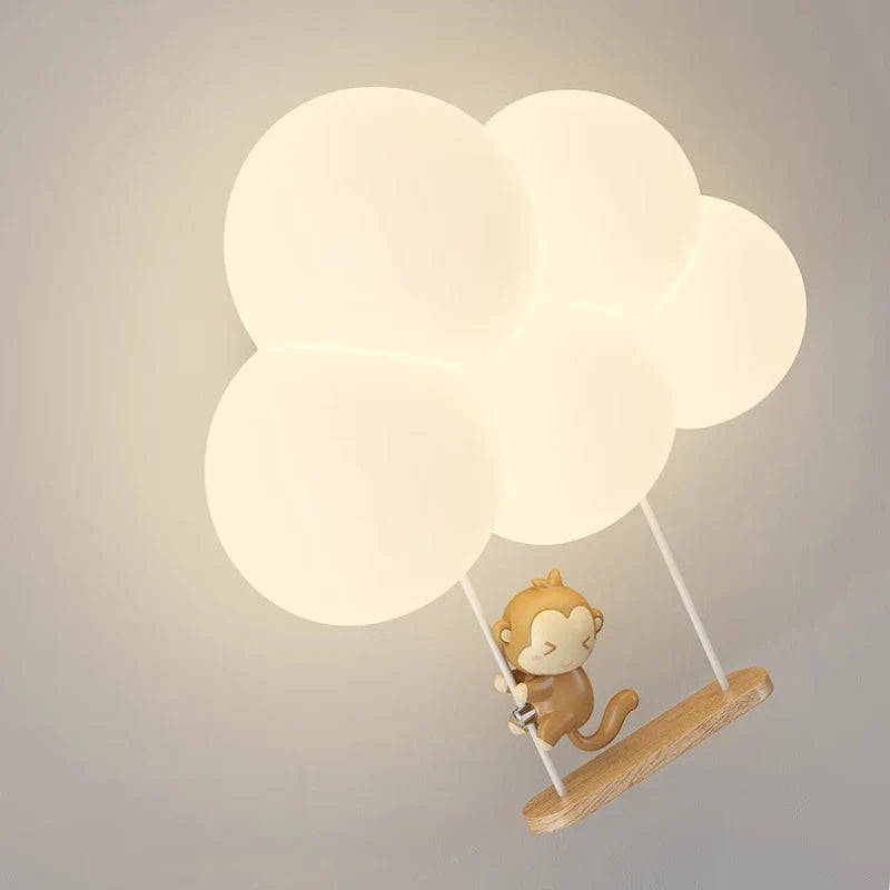CloudLight - LED Vägglampa Barnrum Belysning
