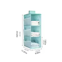 Carvallo Underklädesorganisatör ClosyNest AirFold | Fällbar förvaringspåse för underkläder, BH:ar & strumpor | Flerlagig & Tvättbar