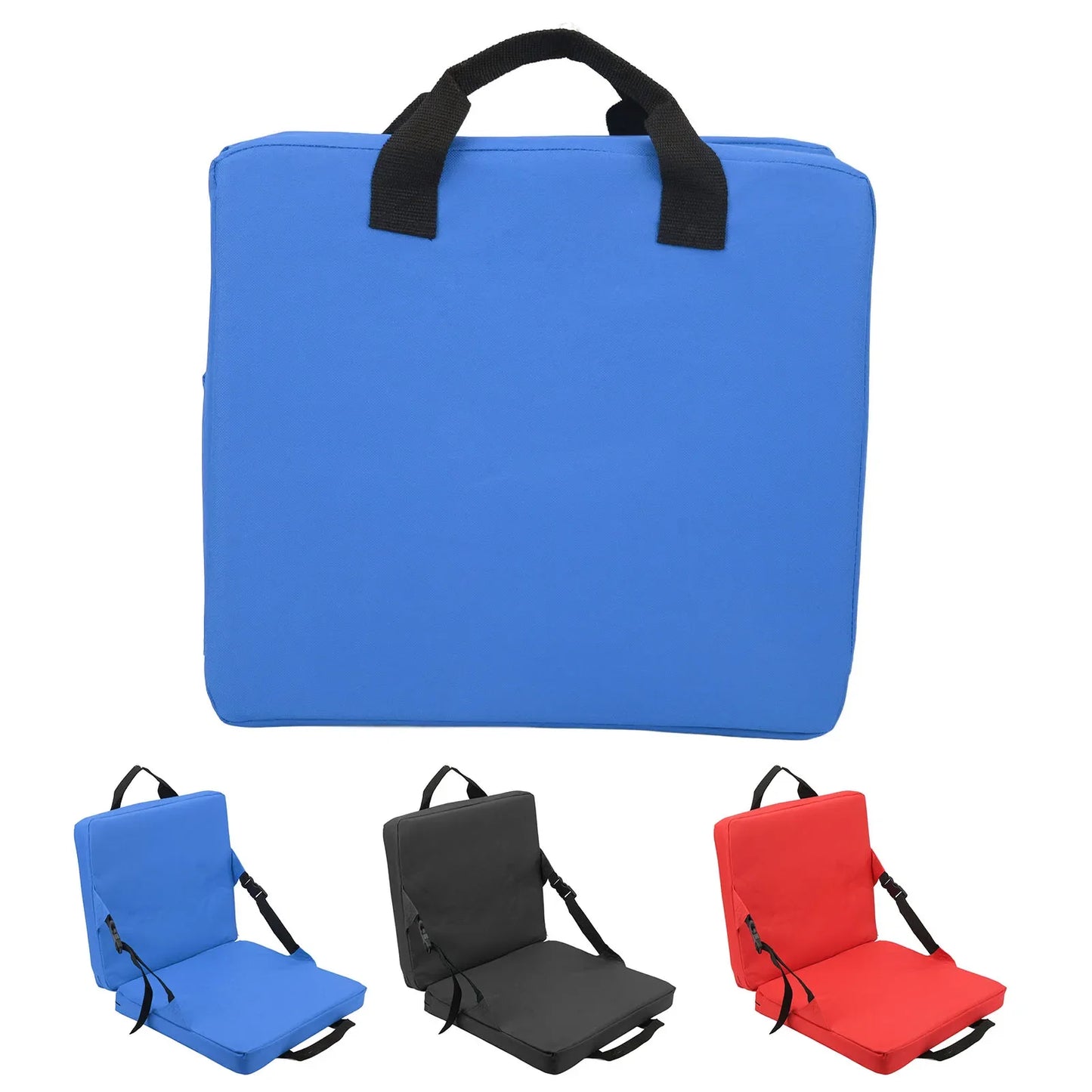 Carvallo Klappstol med ryggstöd | Polstret sittkudde | Kompakt & Bekväm för stadion, strand & park