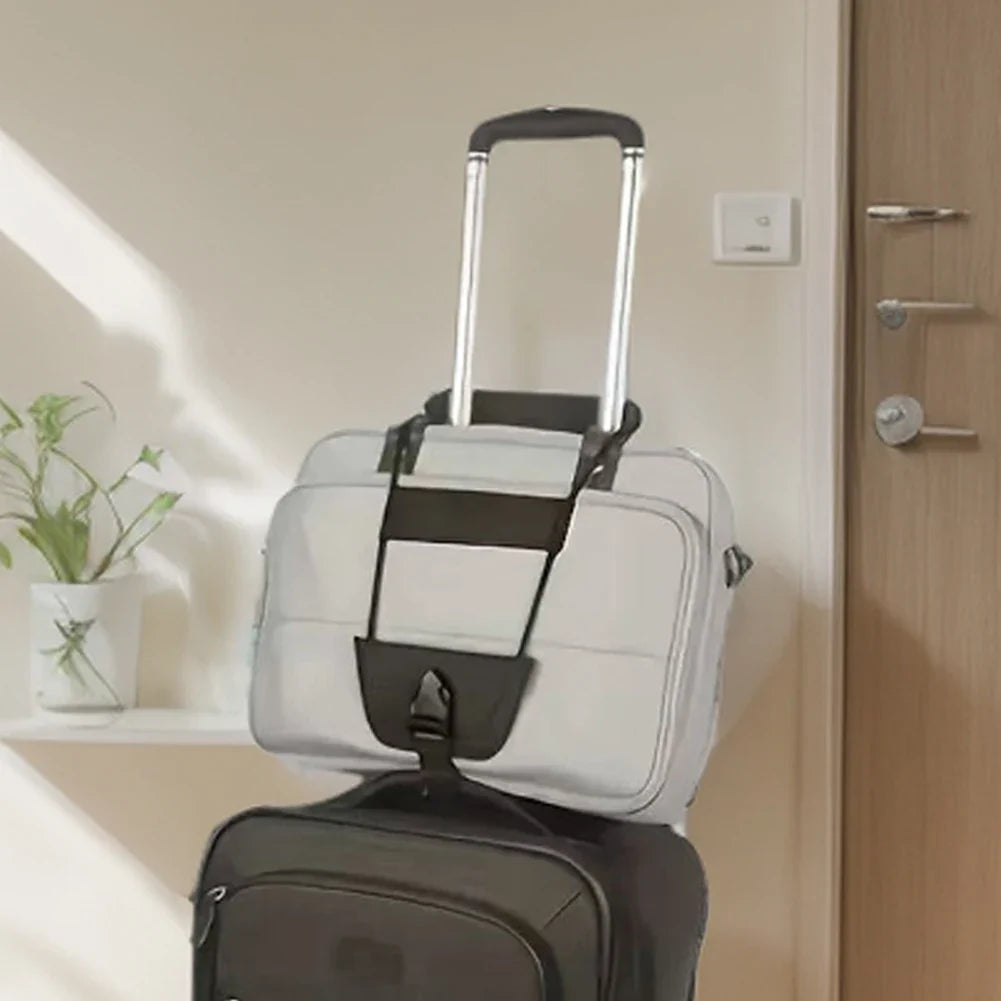 Carvallo Bagagebälte | Elastiskt resespännrem | Justerbar & Stabil | För extra bagage & handväskor