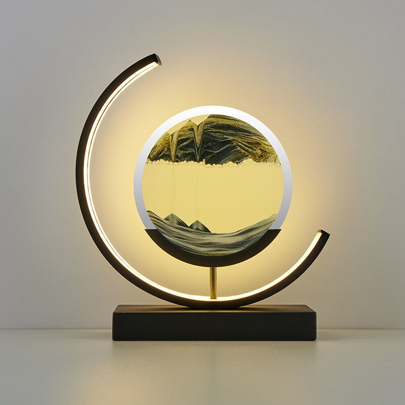 DuneGlow | Sandtimer Bordslampa