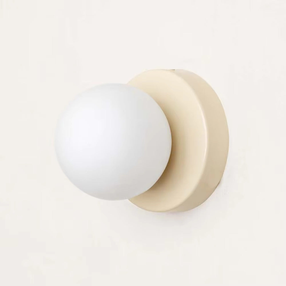 Royaleva Nordic LED Glasvägglampa – Minimalistisk Orb Sconce för Moderna Interiörer
