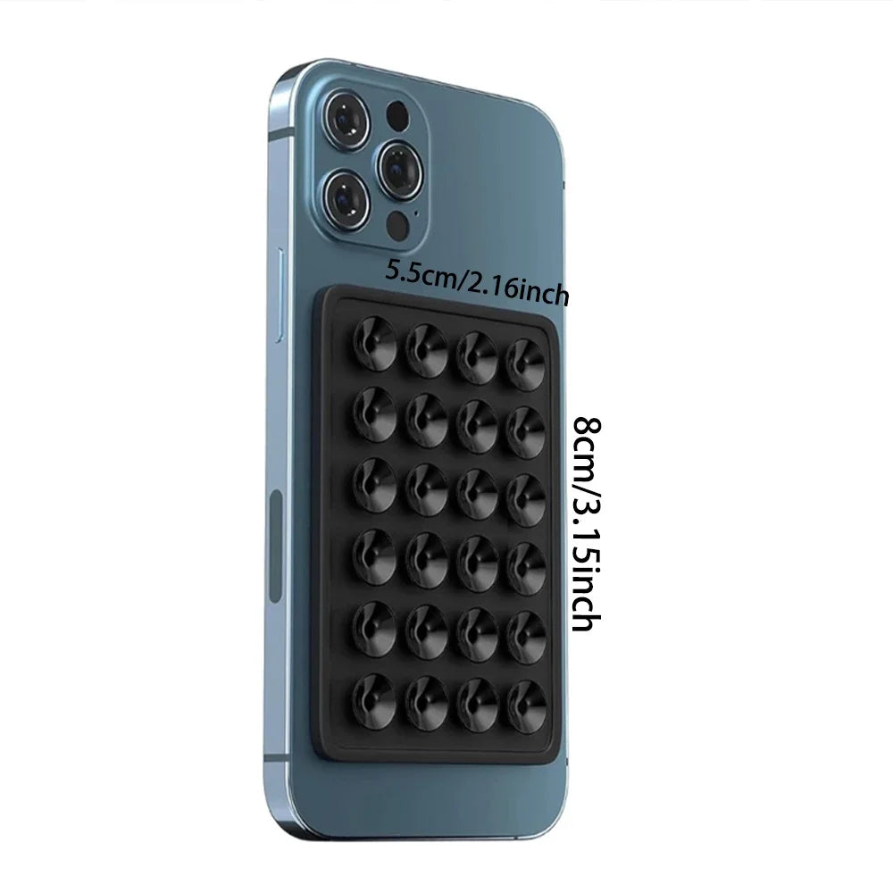 Carvallo Saugpad Handyhalter | Ultrakompakt & Återanvändbar | För iOS & Android | Ingen borrning, Ingen limning