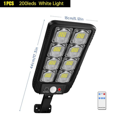 Carvallo LUMISUN Pro | 100/200 LEDs | IP65 Vattentålig | Rörelsesensor &amp; Fjärrkontroll