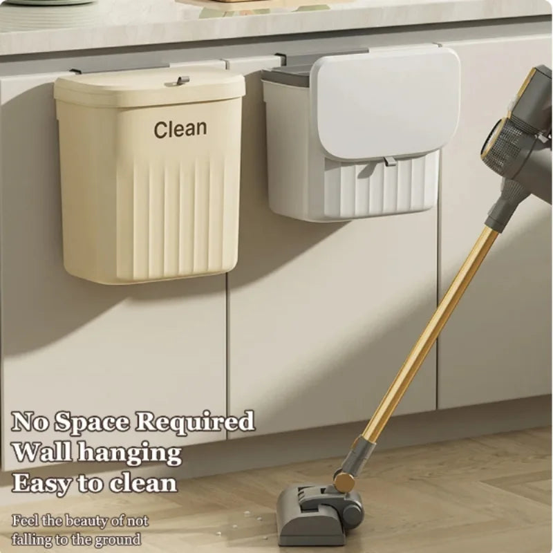 Carvallo köksavfallskorg | 8,5L / 12L | Väggmontering & Hängande | Med eller utan lock | För skåpdörr & Underbyggnad