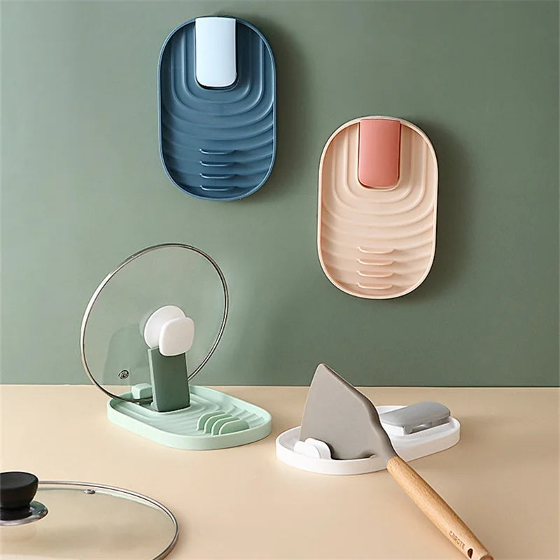 Carvallo | Värmebeständig skedhållare | Platsbesparande köksredskapsställ | Ordning för slevar & lock