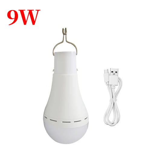 Carvallo LED Solarbordsbelysning | Vattentät & Uppladdningsbar | Med USB & Solenergi | För Tält, Trädgård & Nödsituationer