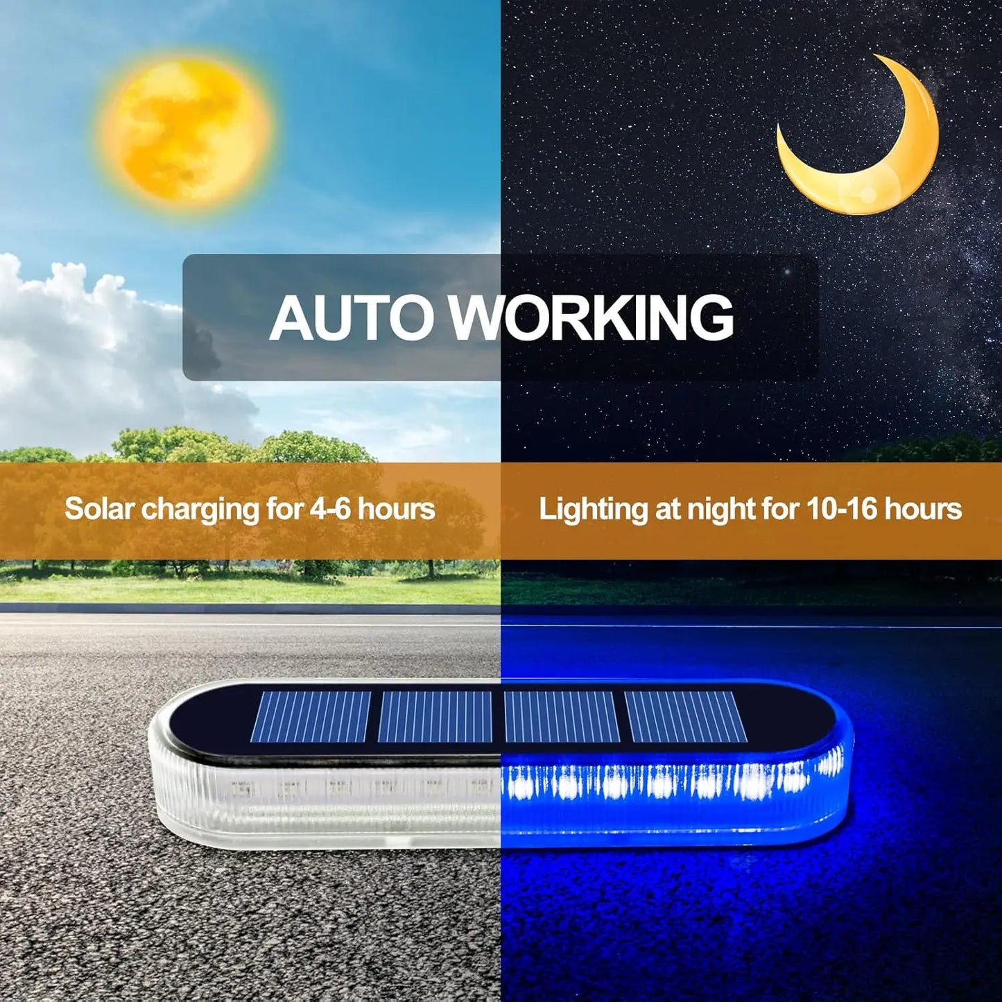 Carvallo-trappbelysning LumaStep | IP68 Vattentät | 30 LEDs | Varm-/Kallvit/Blå | För Terrass, Staket & Utomhus