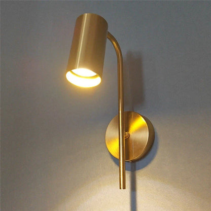 NordicLuxe - Guld Vägglampor Modern Sovrum Lampa för Läsning