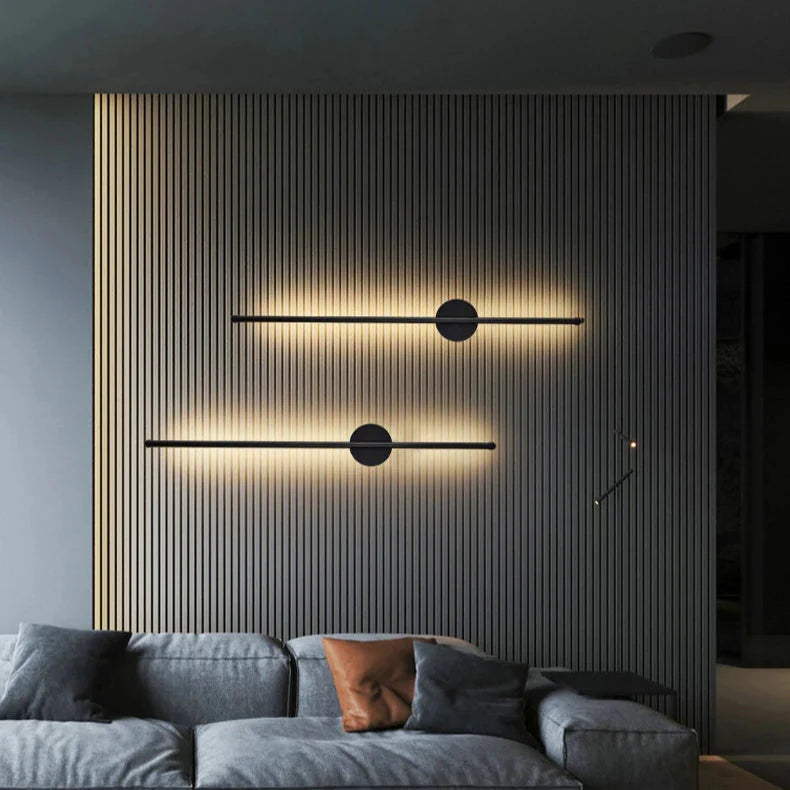 Royallure 2-Pack Uppladdningsbar LED Vägglampa med Fjärrkontroll, Dimbar 50–80cm