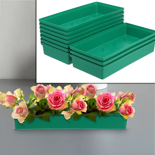 Carvallo Blompenna 10-pack | Stabil & Återanvändbar | För Floristik & Eventdekoration | 24×11,7×4 cm