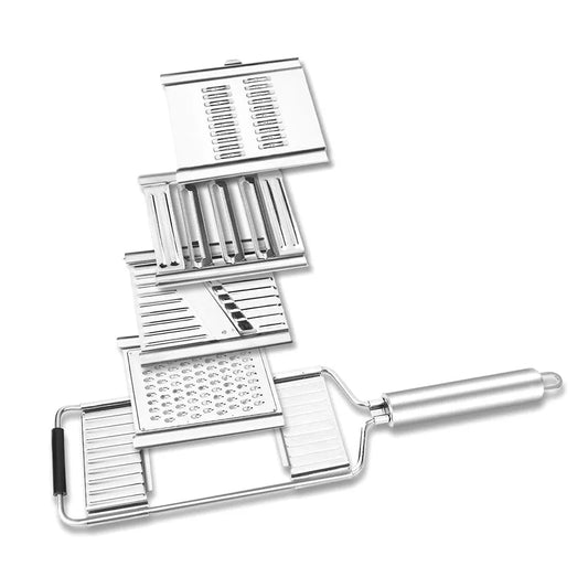 Carvallo ProSlice 4-i-1 grönsaksskärare med 4 rostfria blad | Multifunktionell för grönsaker & frukt