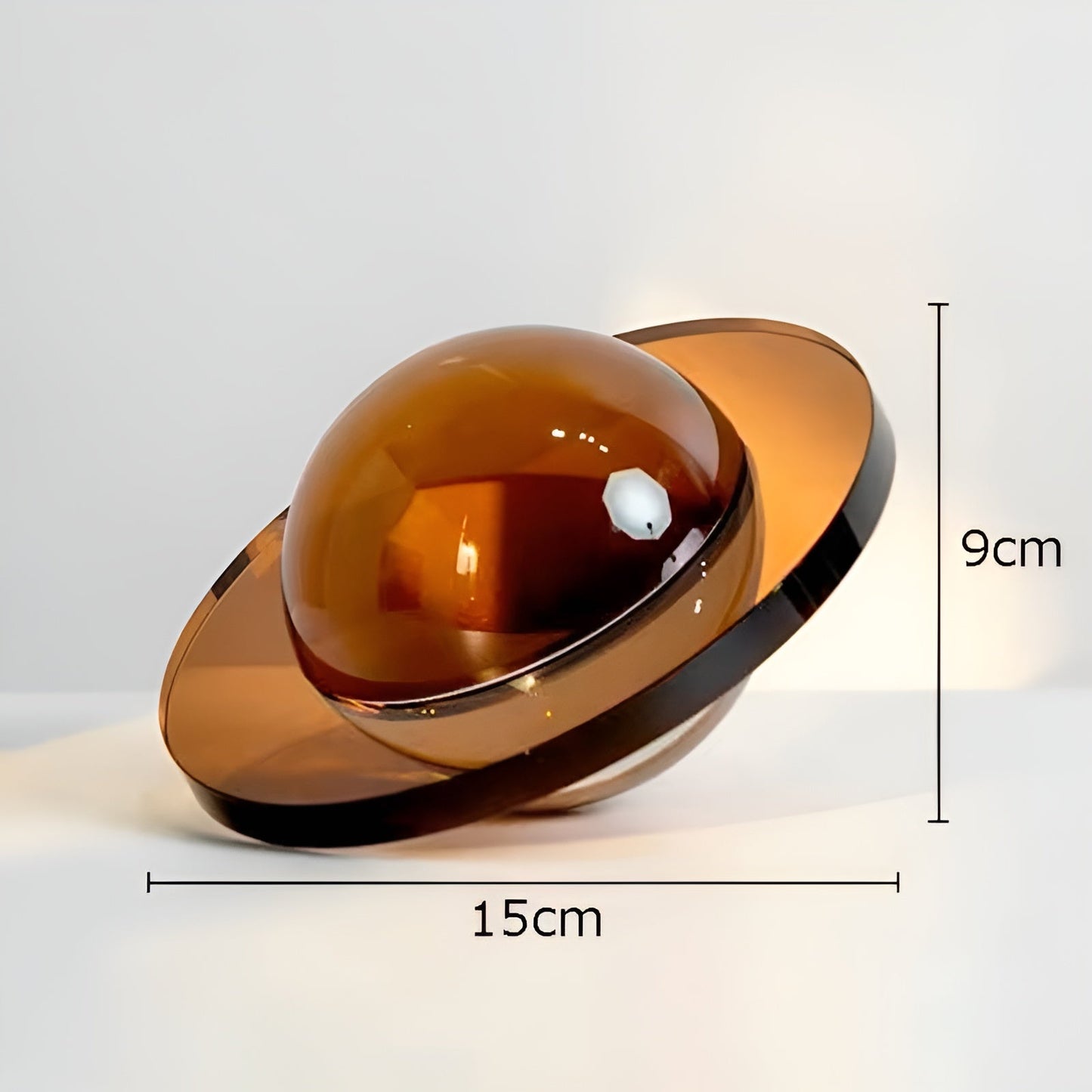 CrystalAxis Ornament - Dekorativt Kristall-Planets-Ornament