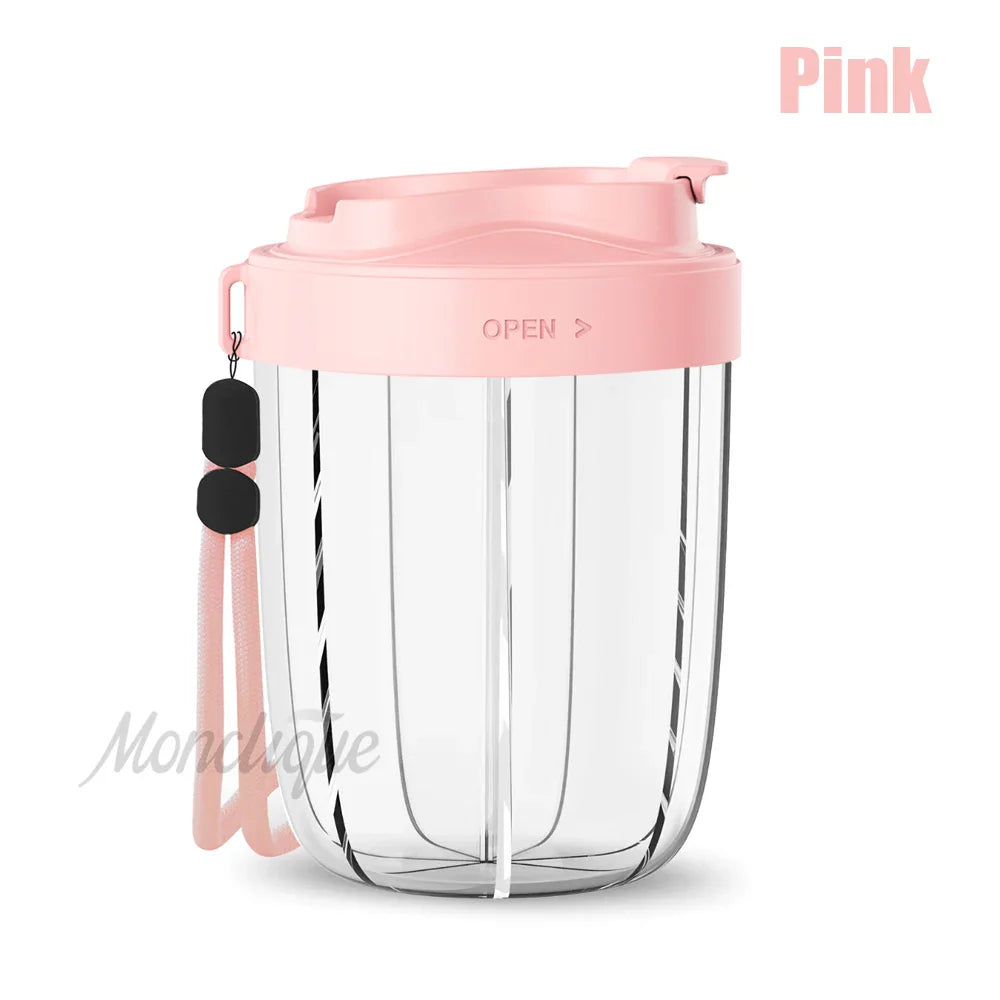 Carvallo TravelDose Pillerbox XXL | BPA-fri & Läcksäker | Ideal för resor | Med bärhandtag