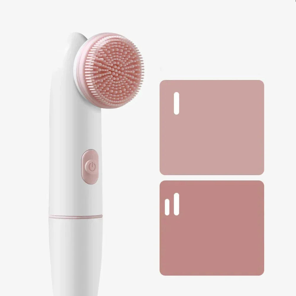 Ansiktsrengöring Silikonborste Huds Massageapparat