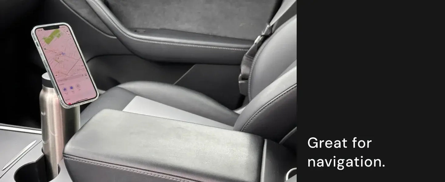 Royallure Magnetisk Vattenflaska – Isolerad, Telefonhållande, Läckagefri Design