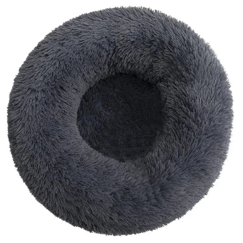 Super Soft Round Pet Bed – Plush, Cozy &amp; Comfortable for Cats &amp; Dogs