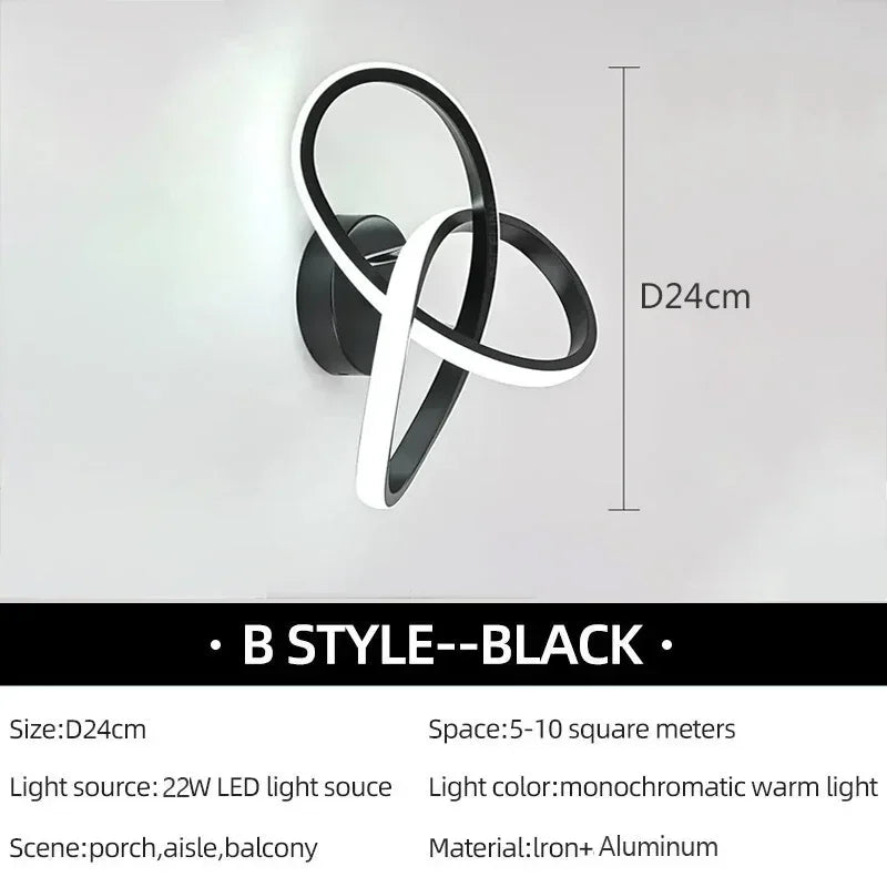 LumiLine - LED Vägglampa och Takbelysning för Sovrum och Vardagsrum