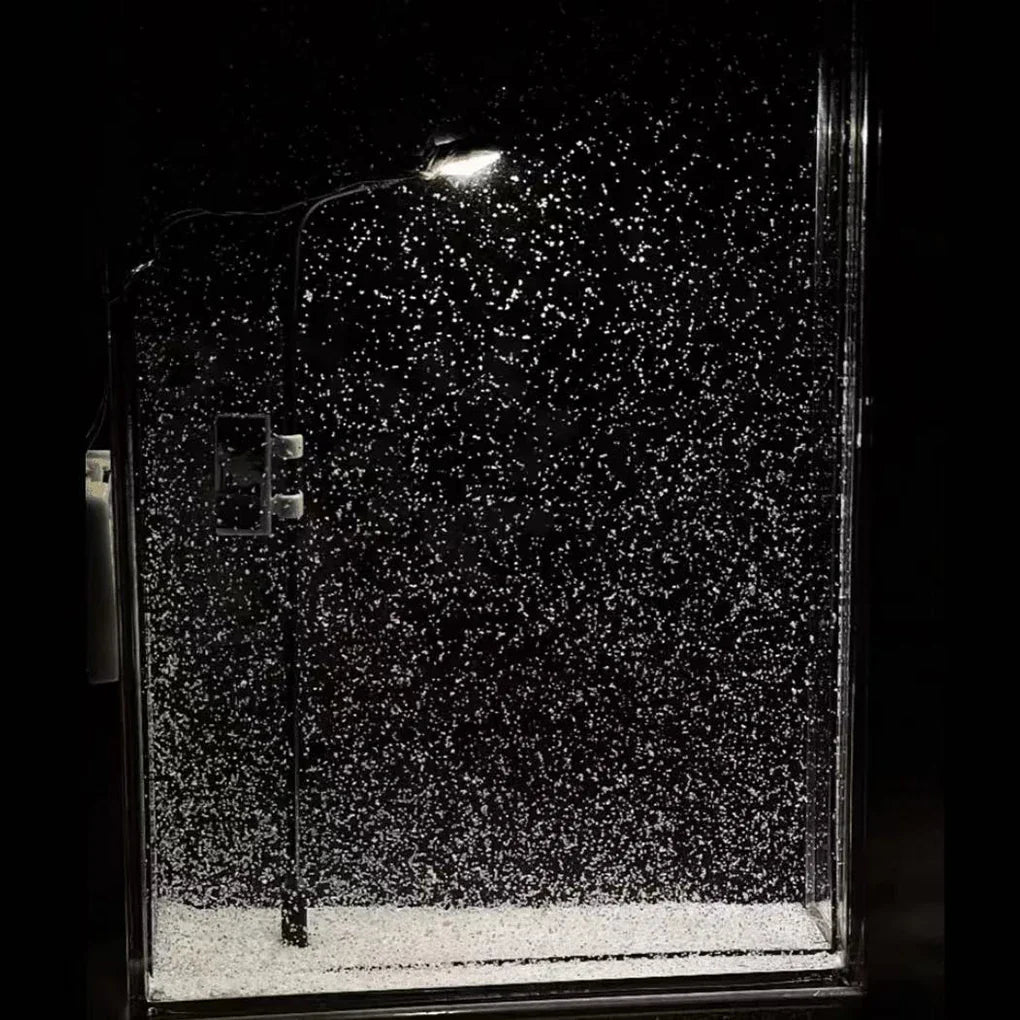 RoyaleGlow Snöig Nattlampa – Mysig Vinter Wonderland Skrivbordslampa