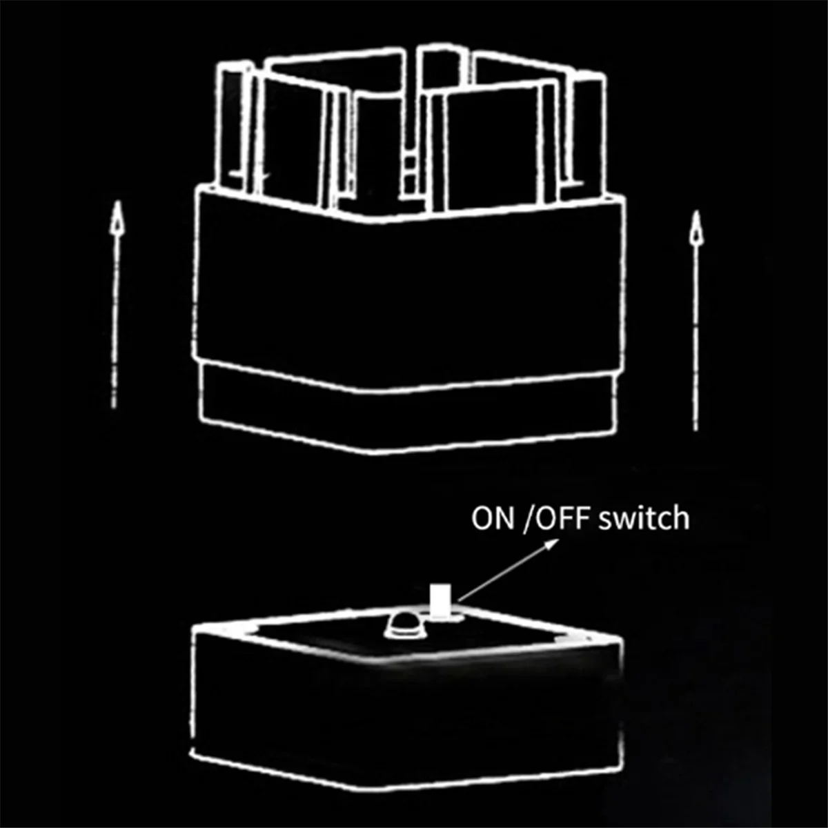 Carvallo YardGlow Solarlampa LED pelarlampa | Varmvitt ljus för trädgård & staket | Väderbeständig IP55 | 12 cm hög