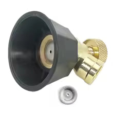 Carvallo Justerbart spraymunstycke | Korrosionsbeständig & rostfritt stål kärna | Fin dimma & stråle-läge – Svart