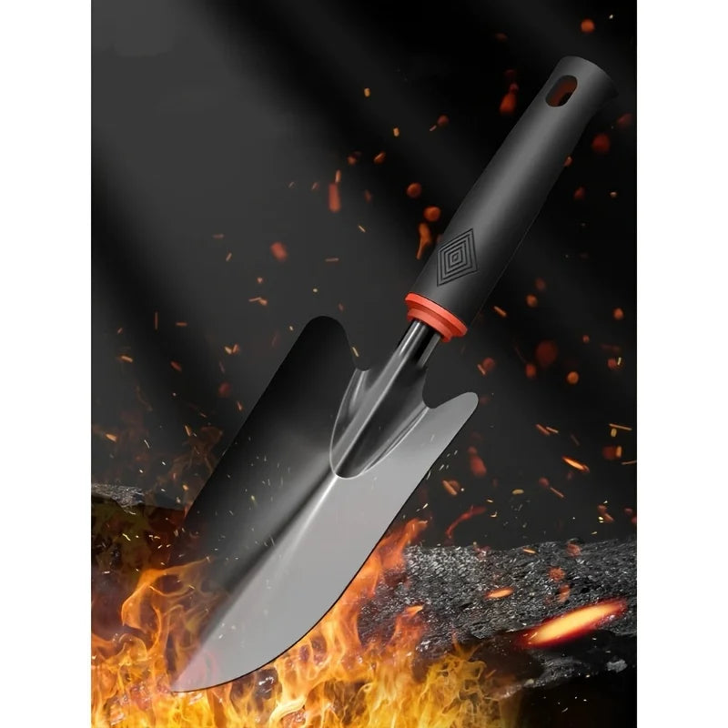 Carvallo Trädgårdsskovel i metall | Robust handskovel med ergonomiskt handtag | Perfekt för blommor, grönsaker och planteringsarbete