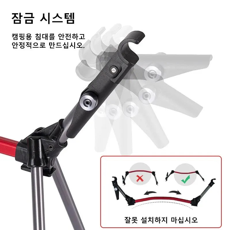 Carvallo Ultralätt Campingöversäng | Fällbar & Stabil | Aluminiumram & Ripstop-Nylon | För Utomhus & Trekking