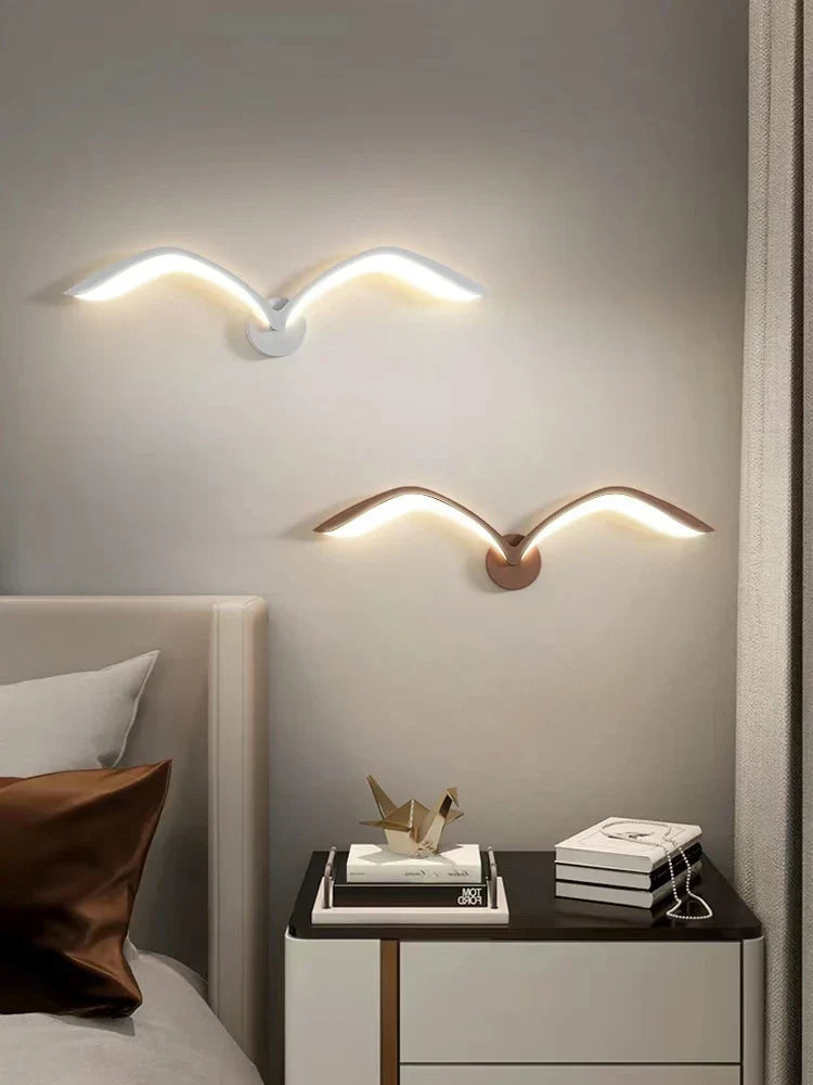 SkyGlow - Modern Måsvägglampa