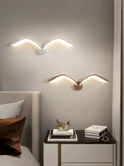 SkyGlow - Modern Måsvägglampa