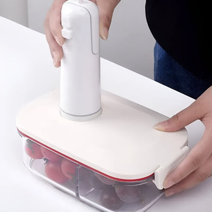 SealMaster Bärbar Vakuumförpackare – Uppladdningsbar, Kompakt Design, Förseglar Mat och Mer