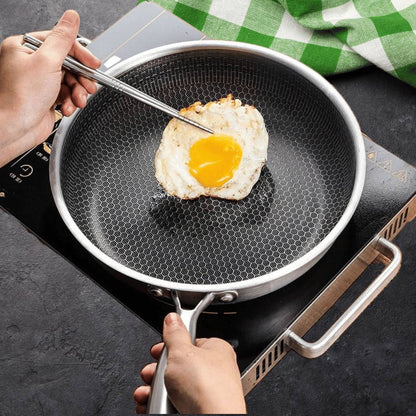 SearMaster Non-stick rostfritt stål panna – Perfekt bryning varje gång