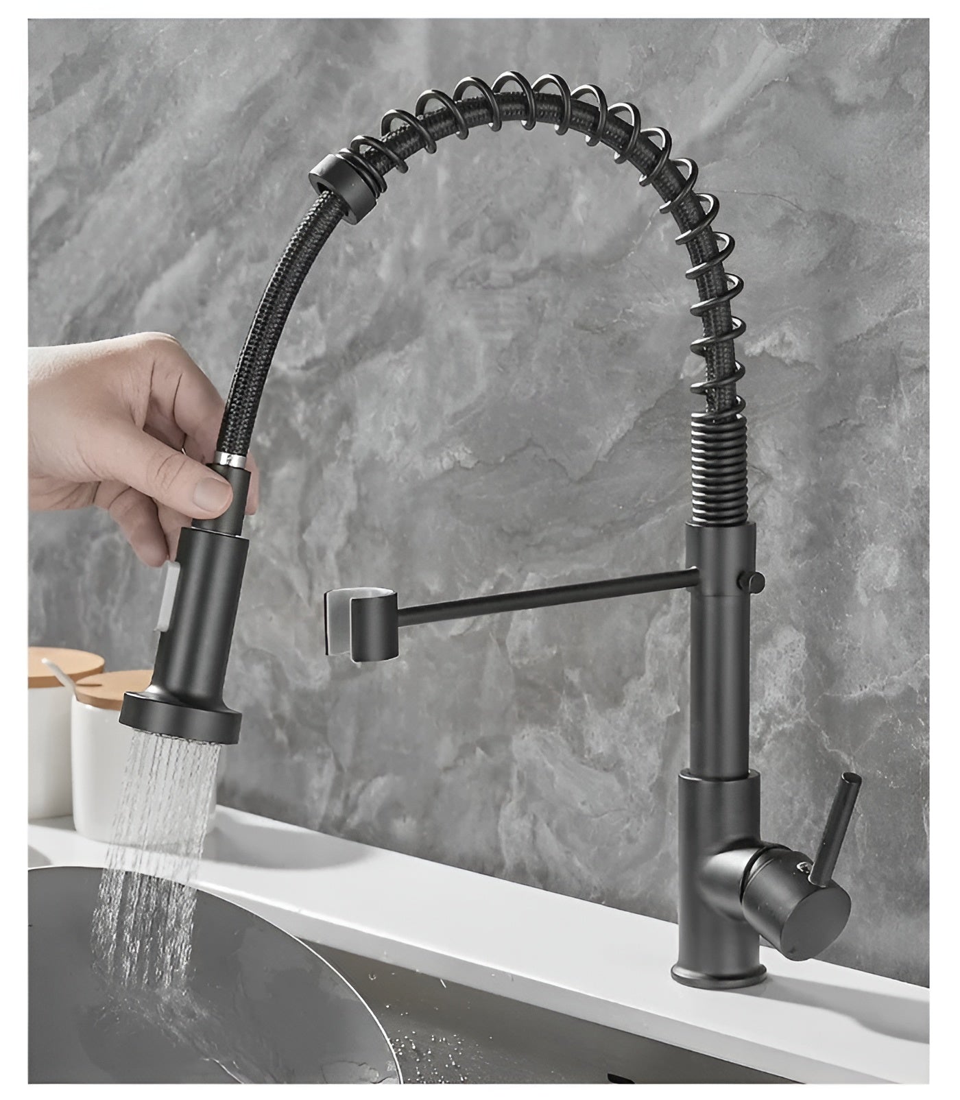 TwinStream Kran - Dubbel Utgång Kök Tap