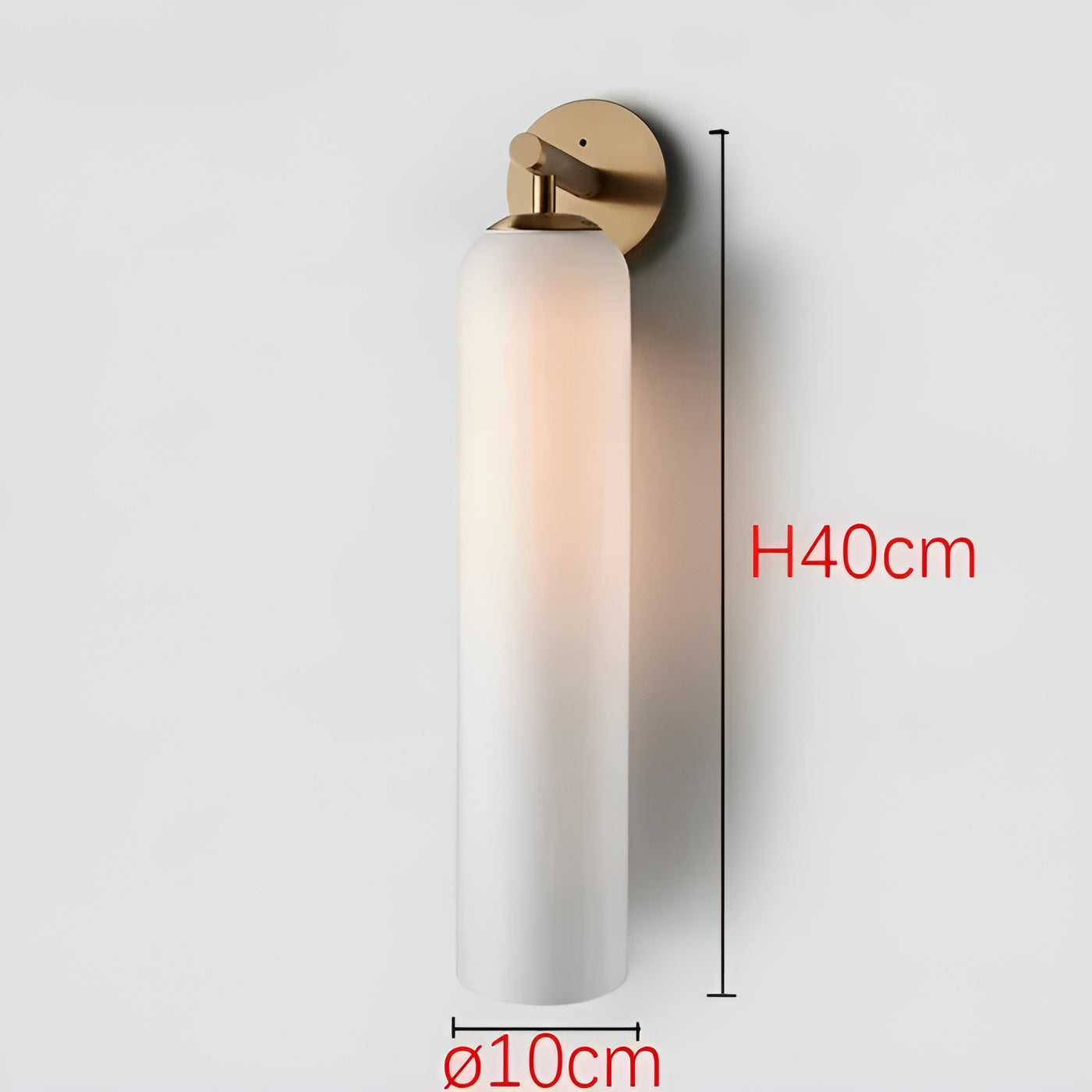 LustraGlow Light - Modern LED-vägglampa för väggmontering av glas