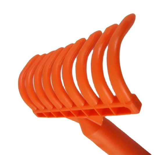 Carvallo olivemärkes-attachments med 9 flexibla tinnar | 13,5 cm bredd | Hand- eller stiftdrift | För skörd & fruktplockning