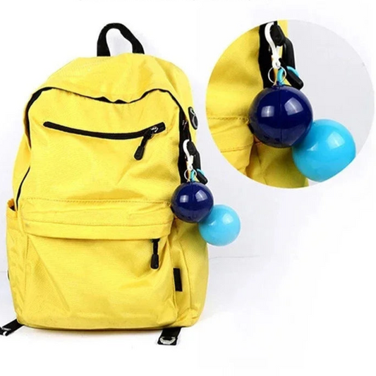 Carvallo-regnponcho RainyGo | I nyckelringsboll | Engång & Ultralätt | För festival, resa & utomhus