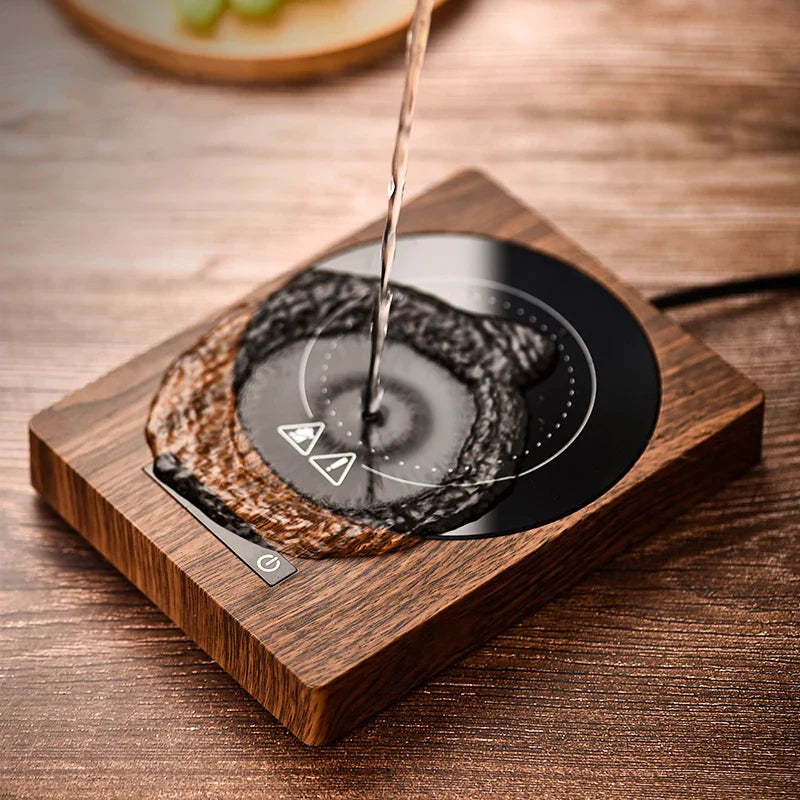 Royaleva Cup Heater Mug Warmer – 5-Temperatur Kaffe & Te Värmeplatta för Skrivbord & Kontor