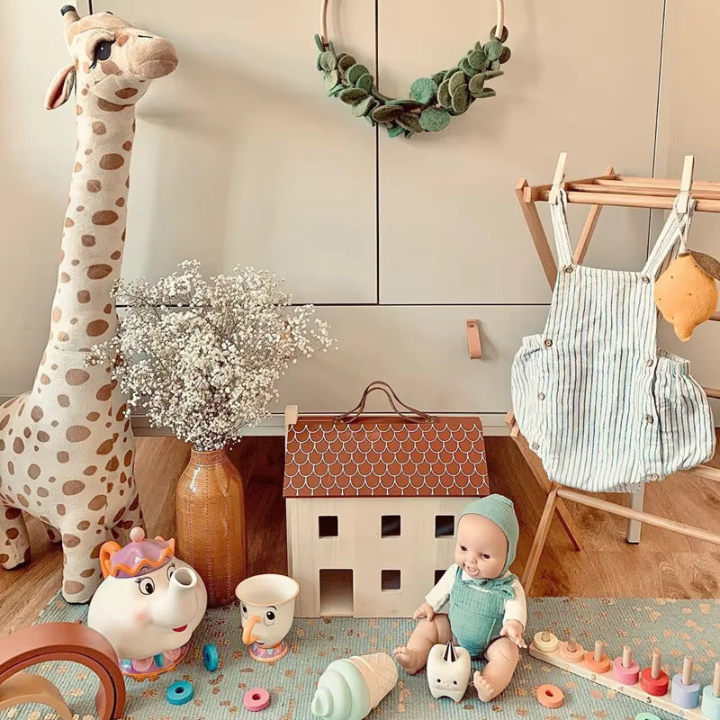 Royaleva Nordisk Stil Giraff Plush - Bedårande Stående Plush Leksak för Barn